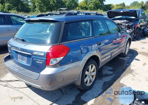2008 Subaru Outback 2.5I/2.5I L.l. Bean Edition из США, поврежденный, VIN 4S4BP61C087333670